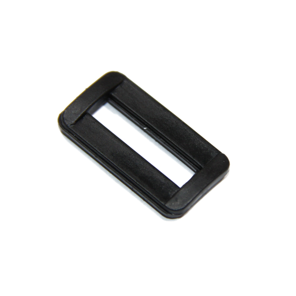 Пряжка-рамка, перетяжка однощелевая 2 см черная (100шт) - оптовая цена