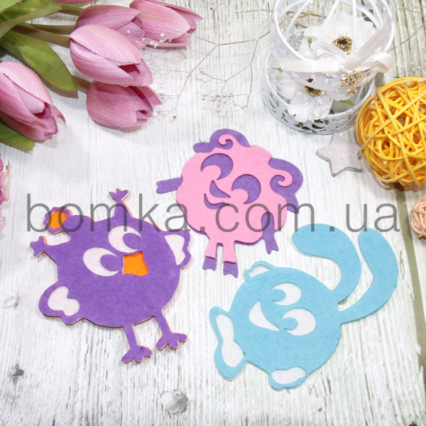 Набор из фетра"Крош,Совунья,Бараш" - оптовая цена