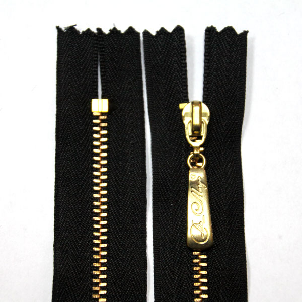 Молния металлическая (тип 4,5) 12см золото Турция - оптовая цена