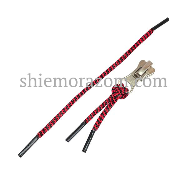 Пуллер на бегунок "ус" красно-чёрный (100шт) - оптовая ціна